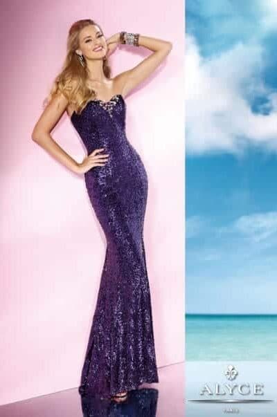Dresses by Alyce Paris & sold by Silhouette London