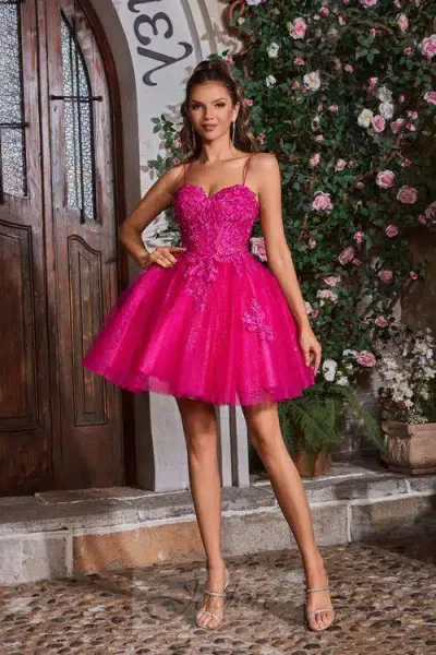 Jadore Evening Style J26077 Hot Pink - Silhouette London
