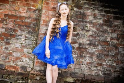 Home 15 Royal Blue Tween Party Dress