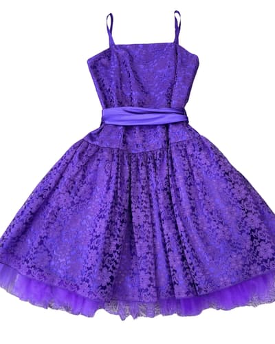 Pre-Loved Jessica McClintock Purple Lace Dress Pre-Loved Jessica McClintock Purple Lace Dress